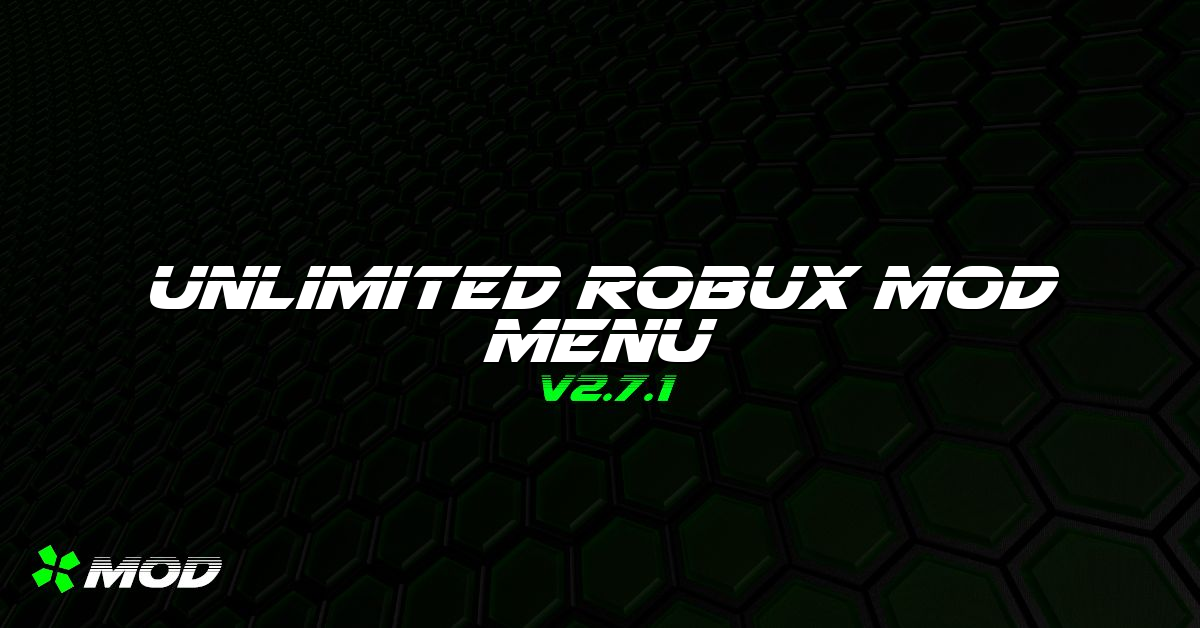 Unlimited Robux Mod Menu